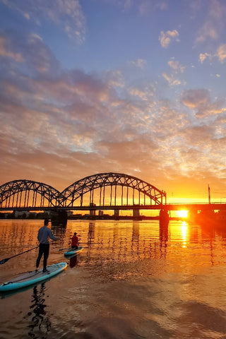 SUNSET TOUR WITH PADDLE BOARD IN RIGA